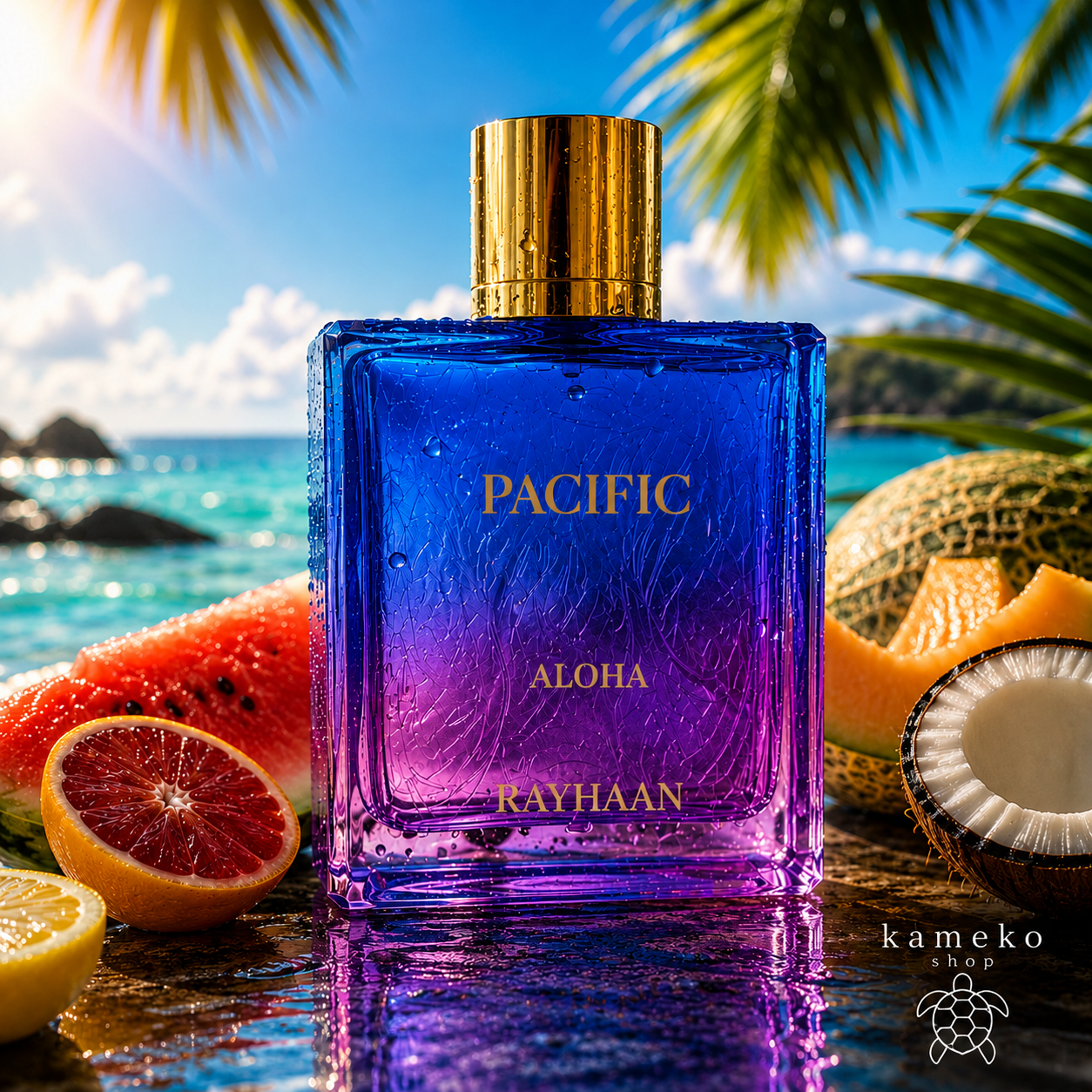 🌴🍉 Pacific Aloha Rayhaan – Perfume Árabe Unisex 100 ml