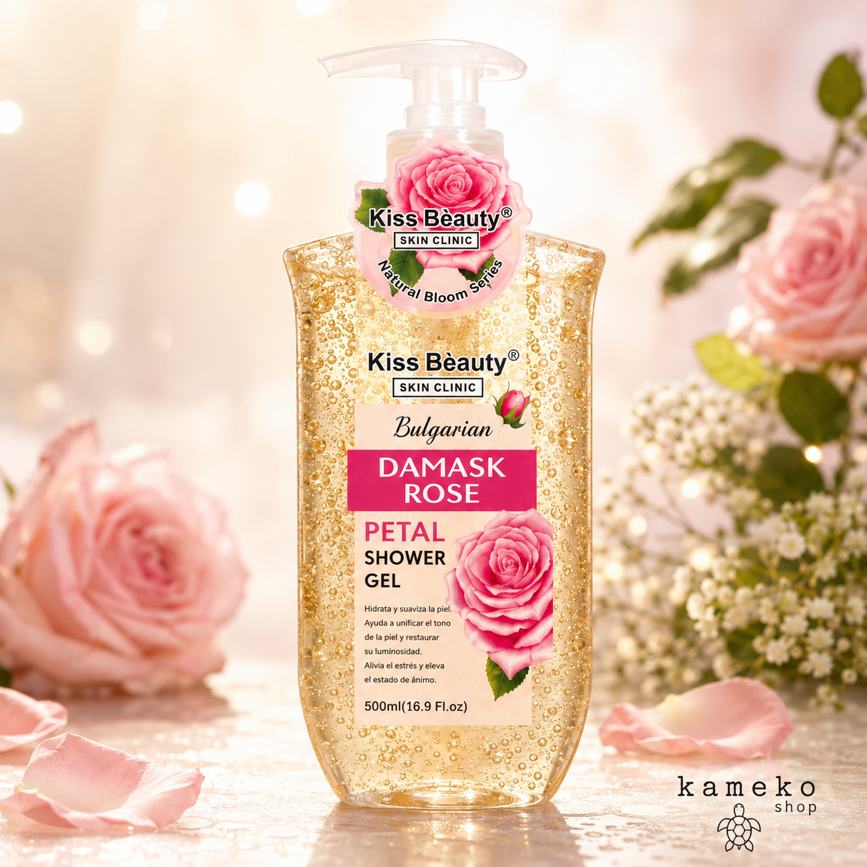 Gel de Ducha Floral 500 ml | Sakura, Lavanda, Rosa, Ylang Ylang y Flor de Azahar