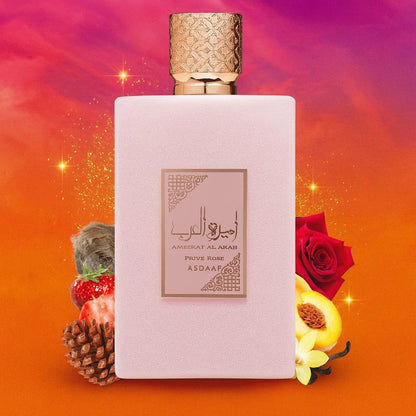 Ameerat Al Arab Prive Rose Spray 100 ml Aroma árabe de lujo y elegancia