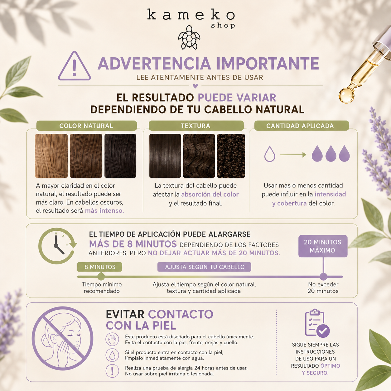 Champú Tinte Colorante Marrón o Negro 3 en 1 para Cabello – Cubre Canas en 10-15 Minutos – Color Natural, Brillo y Cuidado Capilar Sin Amoniaco