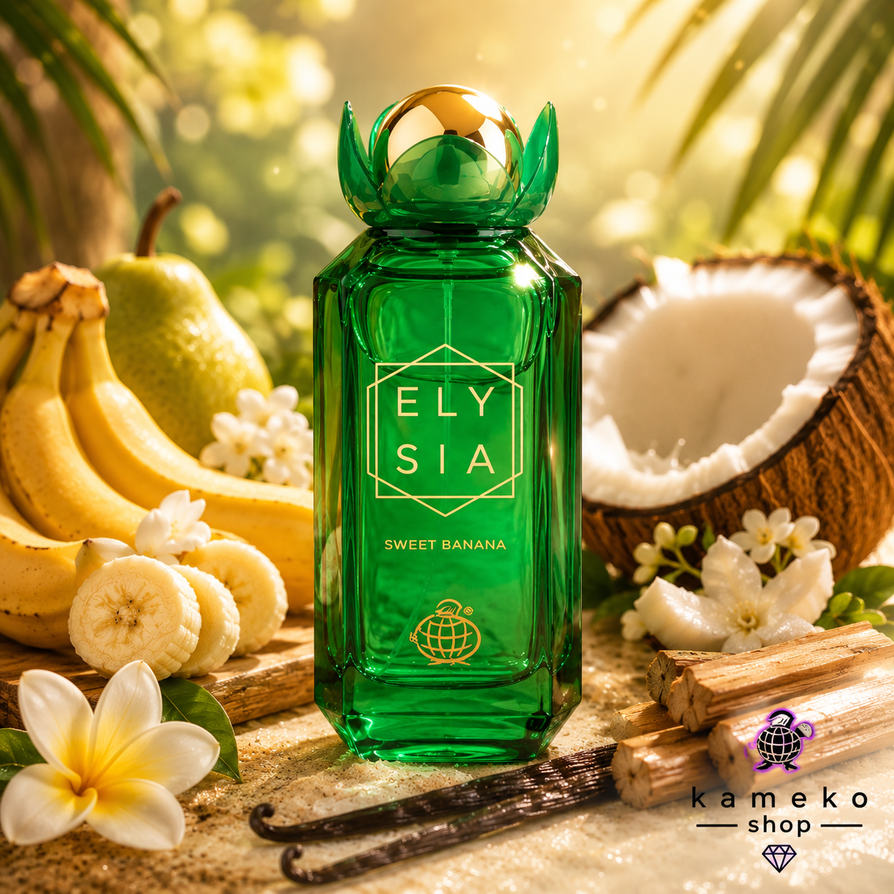 Elysia Sweet Banana  | Perfume Árabe Unisex 100 ml | Plátano, Coco, Vainilla y Sándalo