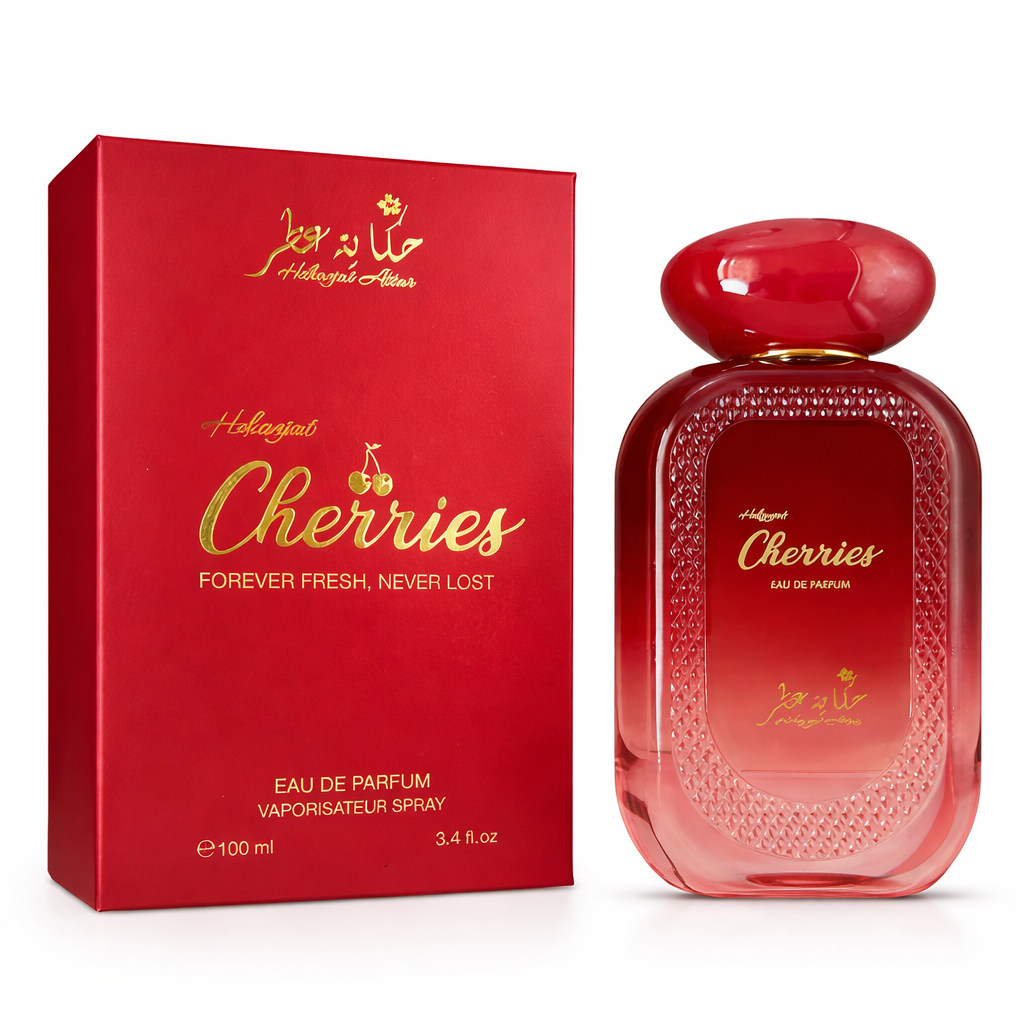 Hekayat Attar Cherries Eau de Parfum Unisex 100 ml – Perfume Árabe Oriental Floral