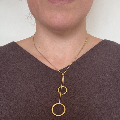 Collar de Acero Inoxidable Ajustable para Mujer – Modelo DÚO