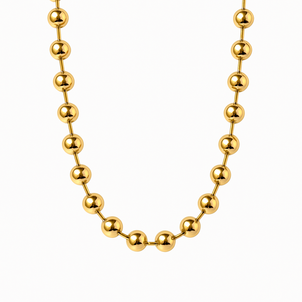 Collar de Bolas de Acero Inoxidable. Modelo ORBIS