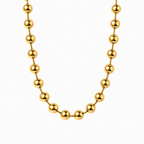 Collar de Bolas de Acero Inoxidable. Modelo ORBIS