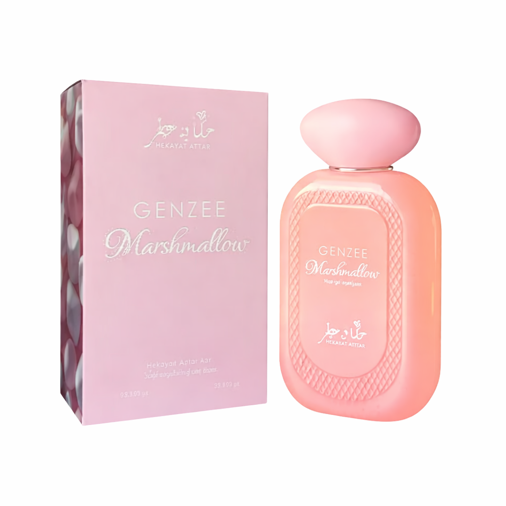 GENZEE Marshmallow by Hekayat Attar – Perfume Árabe Gourmand Unisex 100 ml | Dulce, Cremoso y Adictivo