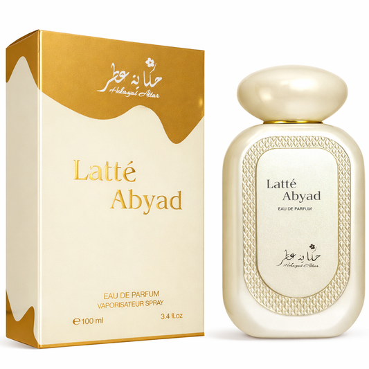 Hekayat Attar Latte Abyad EDP Unisex 100 ml – Perfume Gourmand Cremoso