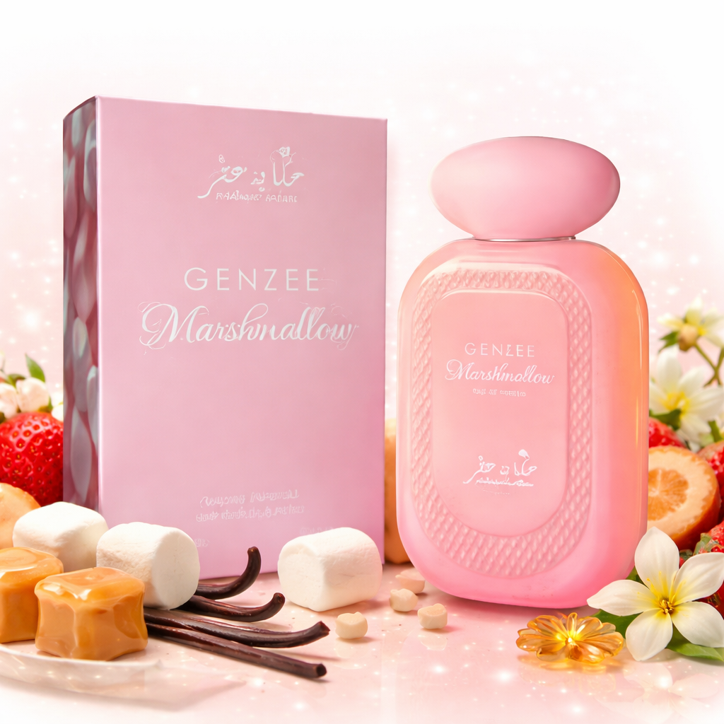 GENZEE Marshmallow by Hekayat Attar – Perfume Árabe Gourmand Unisex 100 ml | Dulce, Cremoso y Adictivo