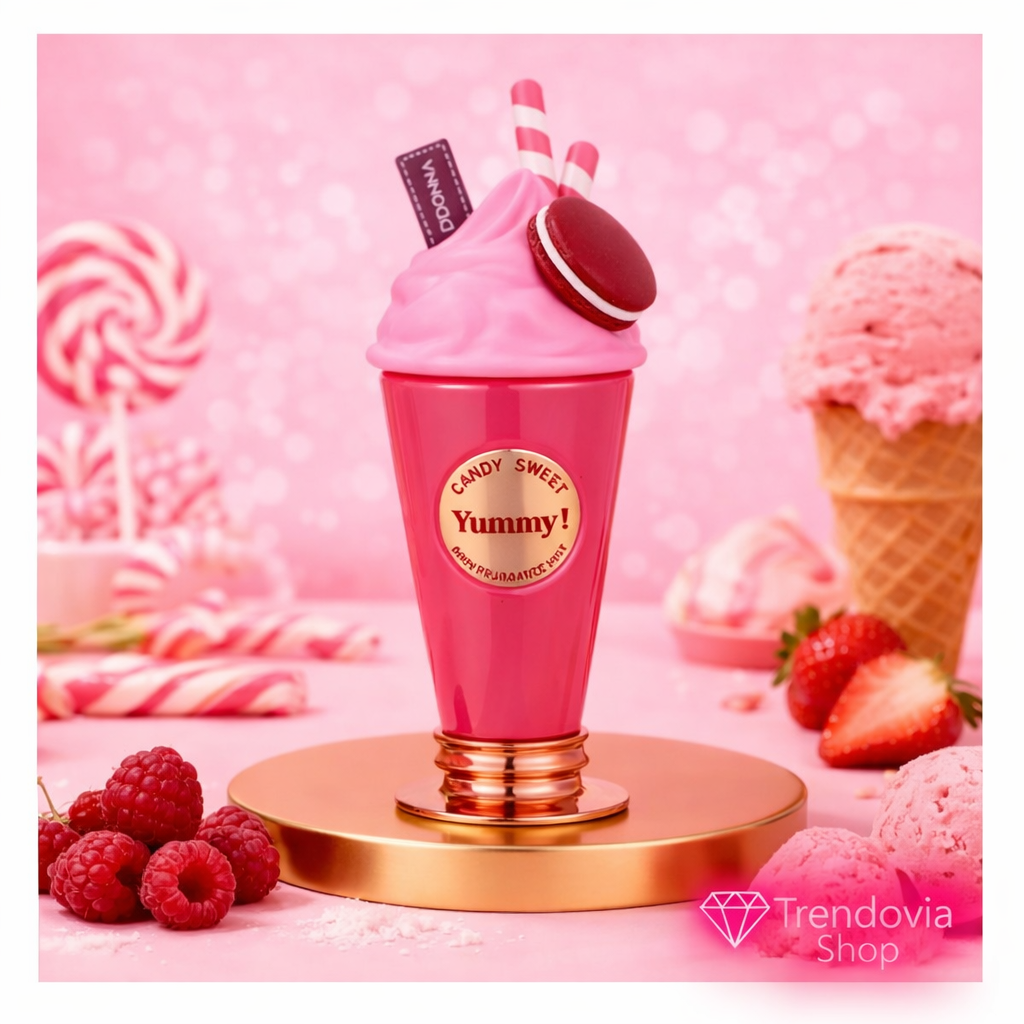 D'DONNA Body & Hair Fragrance Mist 200 ml – Bruma Perfumada en forma de helado Yummy  para Cuerpo y Cabello