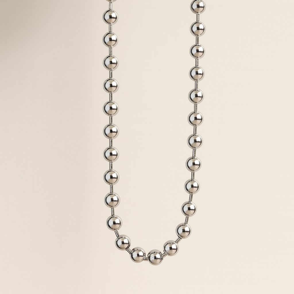 Collar de Bolas de Acero Inoxidable. Modelo ORBIS
