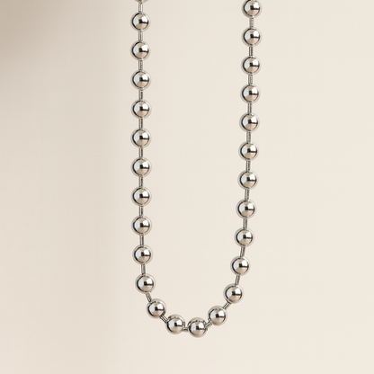 Collar de Bolas de Acero Inoxidable. Modelo ORBIS