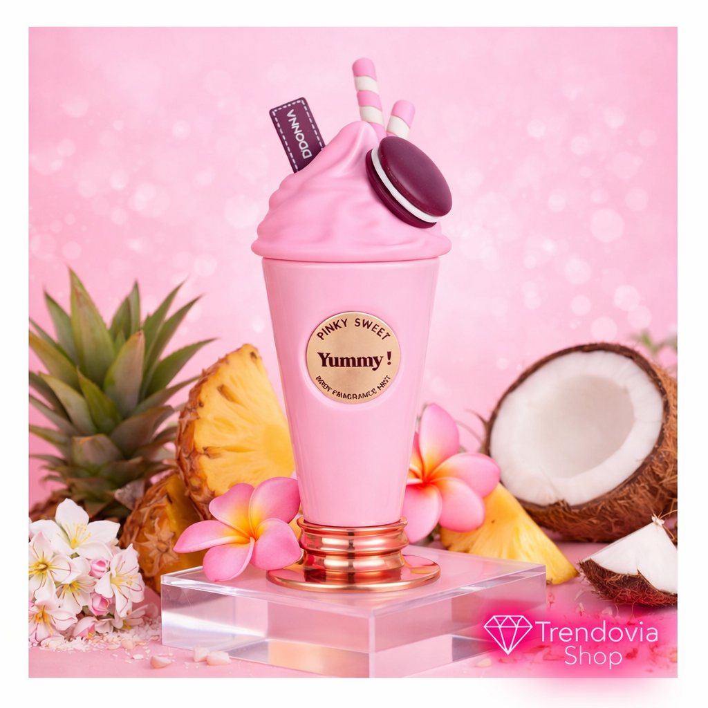 D'DONNA Body & Hair Fragrance Mist 200 ml – Bruma Perfumada en forma de helado Yummy  para Cuerpo y Cabello