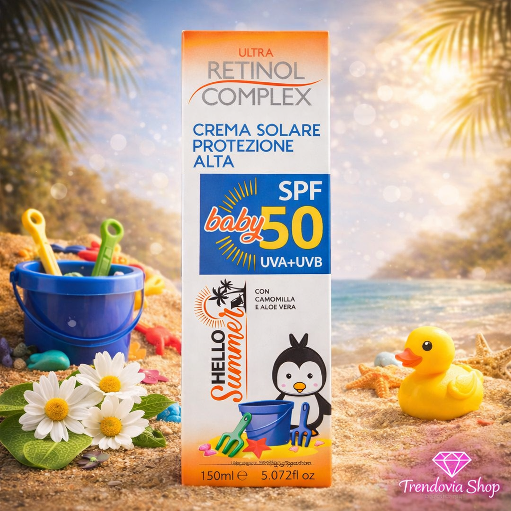 👶☀️ Crema Solar SPF 50 Baby – 150 ml