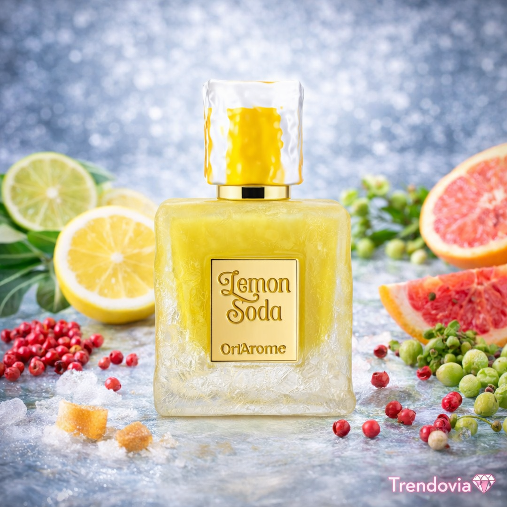 Perfume Árabe Lemon Soda – Eau de Parfum Unisex 100ml – Aroma Cítrico Fresco y Energizante
