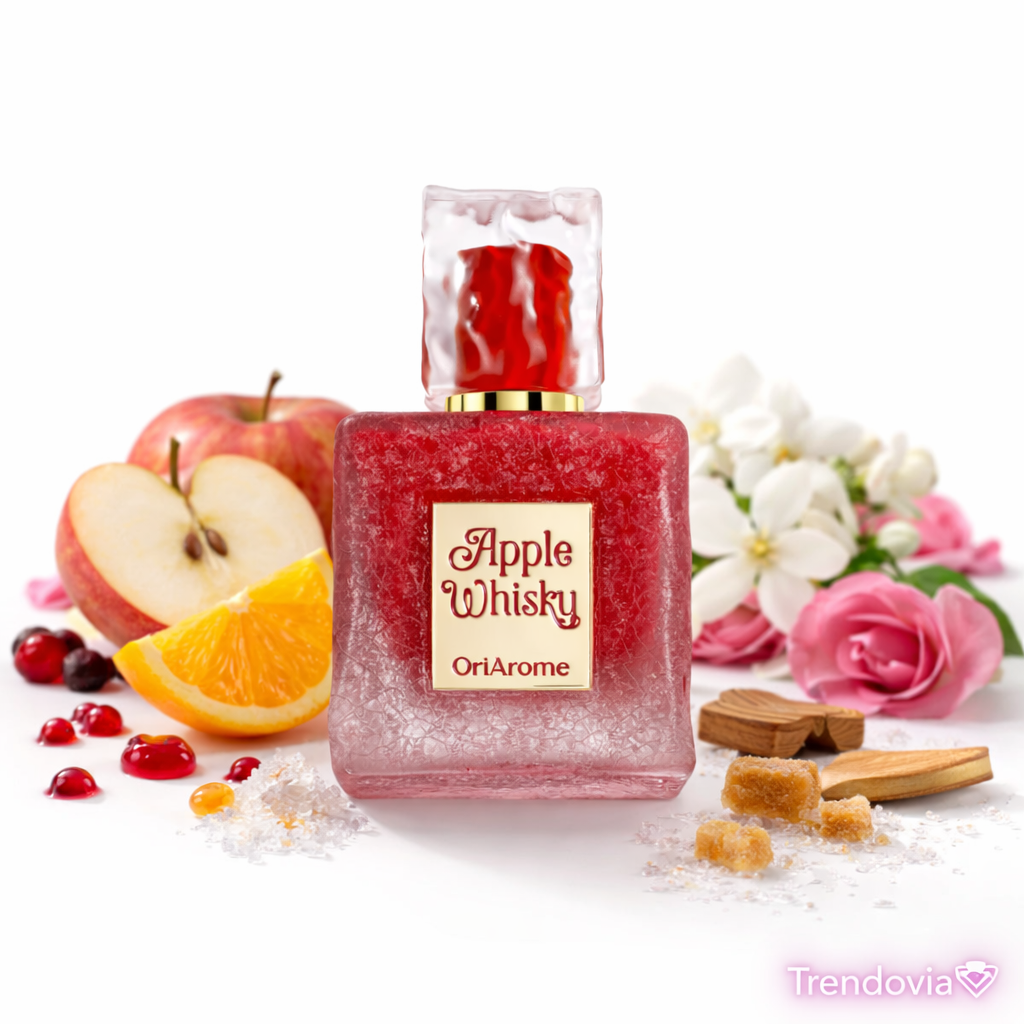 Perfume Árabe Apple Whisky Shaikh Mohd Saeed Eau De Parfum Unisex 100ml – Fragancia Frutal Floral Dulce con Manzana Roja, Frutos Rojos y Sándalo