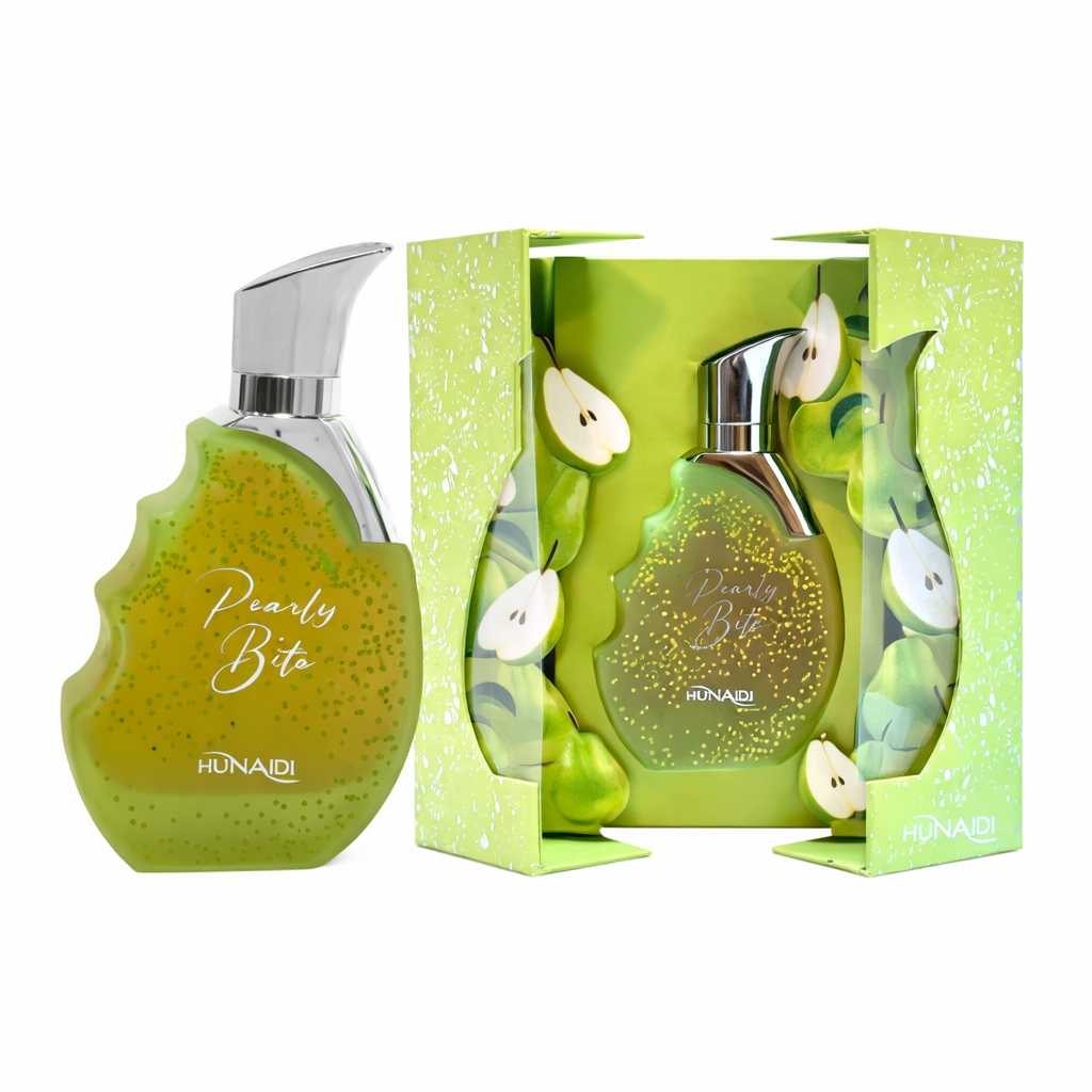 Pearly Bite Shaikh Mohd Saeed – Eau de Parfum Femenino 100 ml – Fragancia Afrutada, Dulce y Sensual con Pera, Caramelo, Vainilla y Almizcle