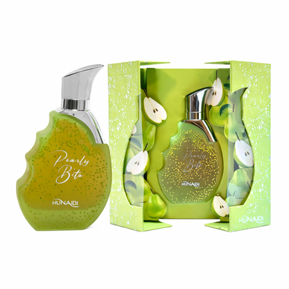 Pearly Bite Shaikh Mohd Saeed – Eau de Parfum Femenino 100 ml – Fragancia Afrutada, Dulce y Sensual con Pera, Caramelo, Vainilla y Almizcle