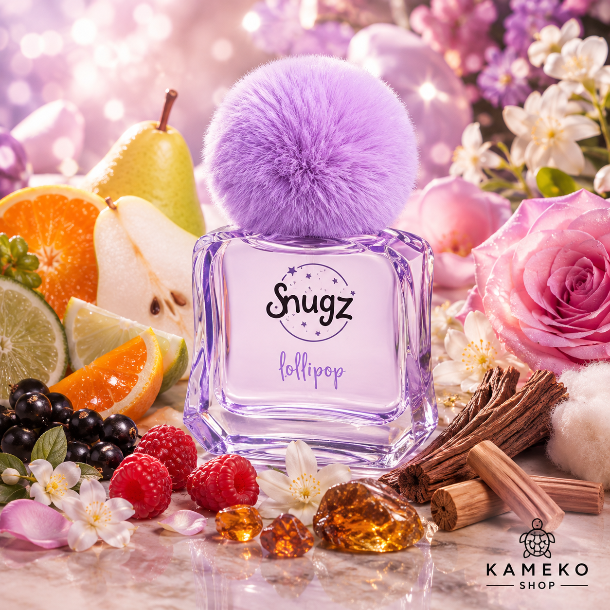 Lollipop Snugz - Perfume floral y frutal, jugosa, luminosa y ligeramente dulce