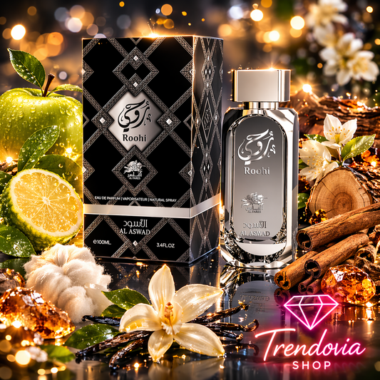 🍏 Roohi Al Aswad – Perfume Árabe Unisex 100 ml