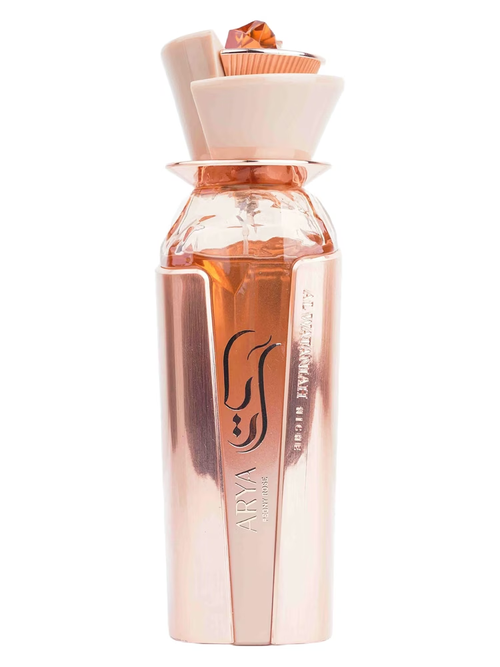 Perfume Árabe Arya Peony Rose Al Wataniah – Eau de Parfum 2025 con Avellana, Almendra, Rosa, Vainilla y Sándalo
