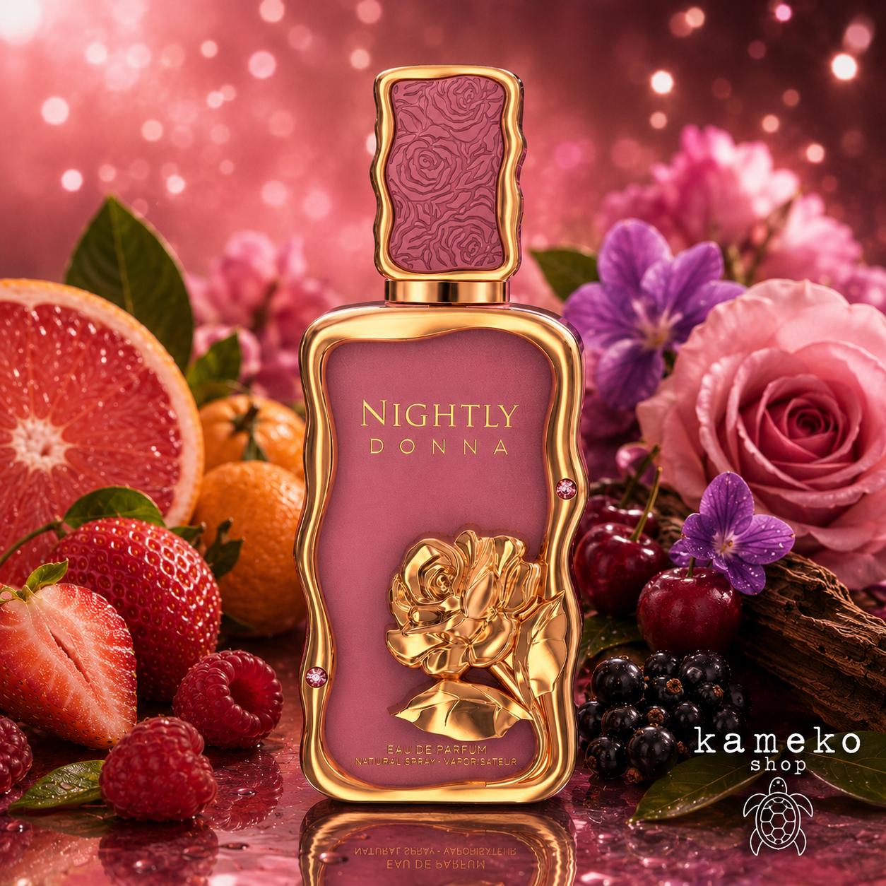 🌙🍓 Nightly Donna – Le Bonheur Perfumes | Perfume Femenino 100 ml