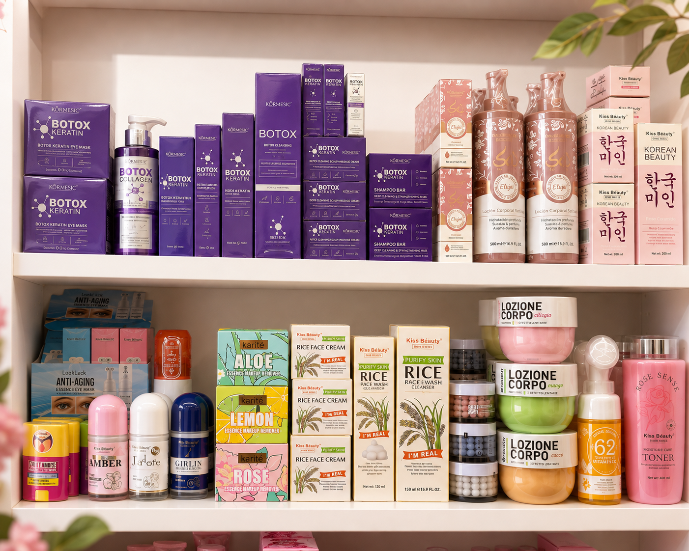 Caja NOVEDADES KAMEKO  Unisex – Pack 7 Productos Belleza y Hogar Hombre y Mujer