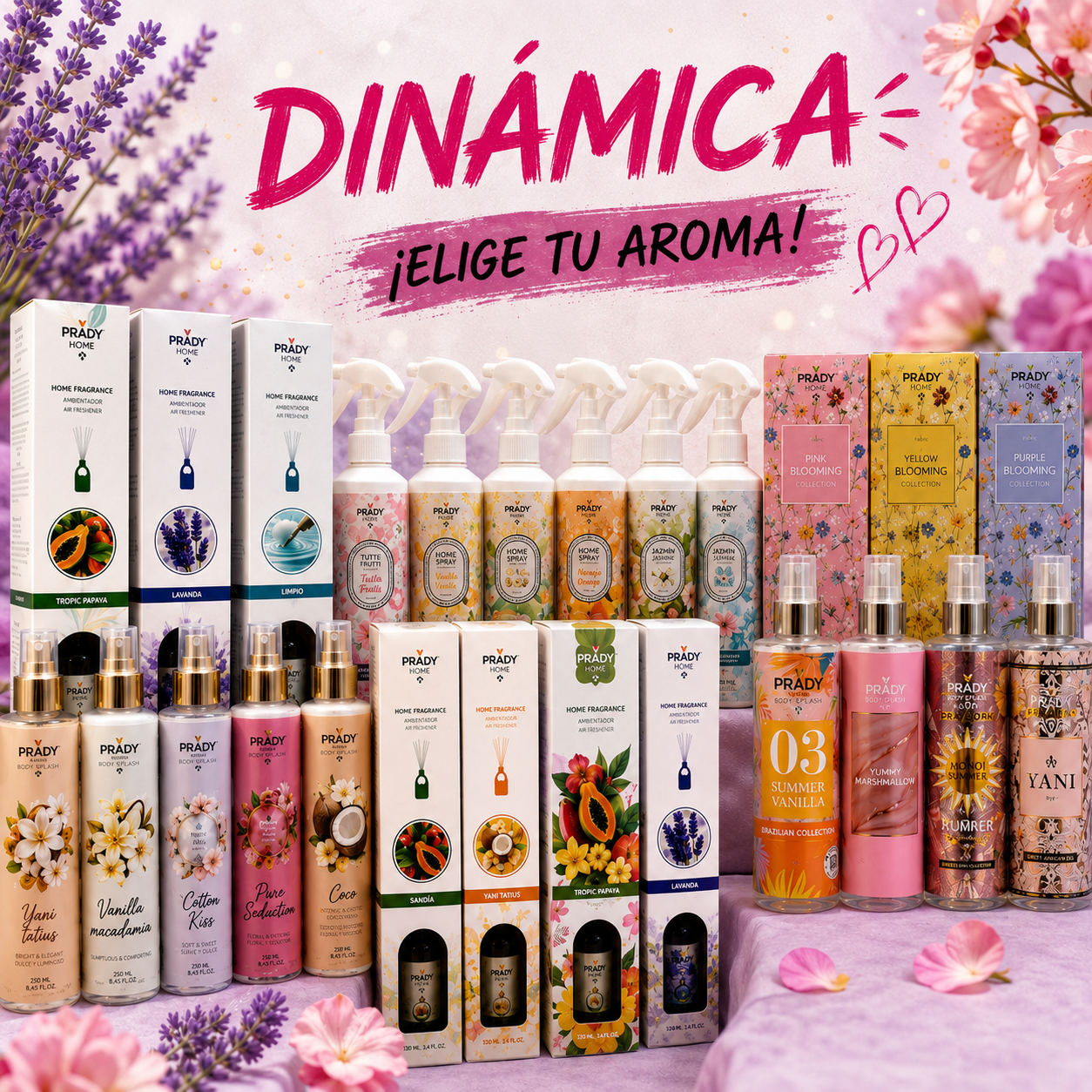 🌸 PACK DE 4 AMBIENTADORES PRADY – ELIGE TUS AROMAS EN DIRECTO