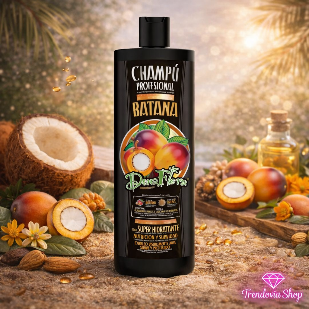 🌿 Dona Flora Champú Batana Súper Hidratante – 1000 ml