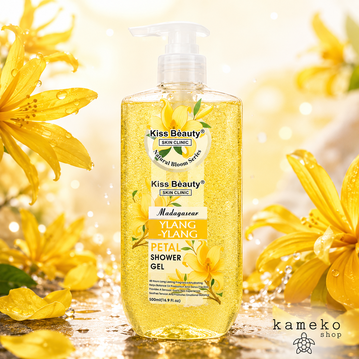 Gel de Ducha Floral 500 ml | Sakura, Lavanda, Rosa, Ylang Ylang y Flor de Azahar