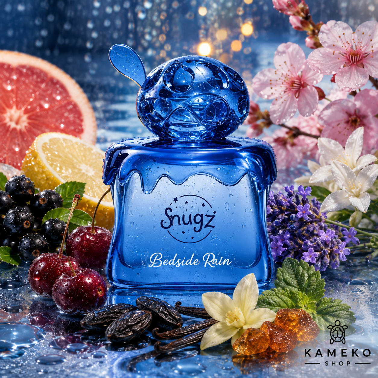 Bedside Rain Snugz - Perfume  floral acuática, fresca y afrutada