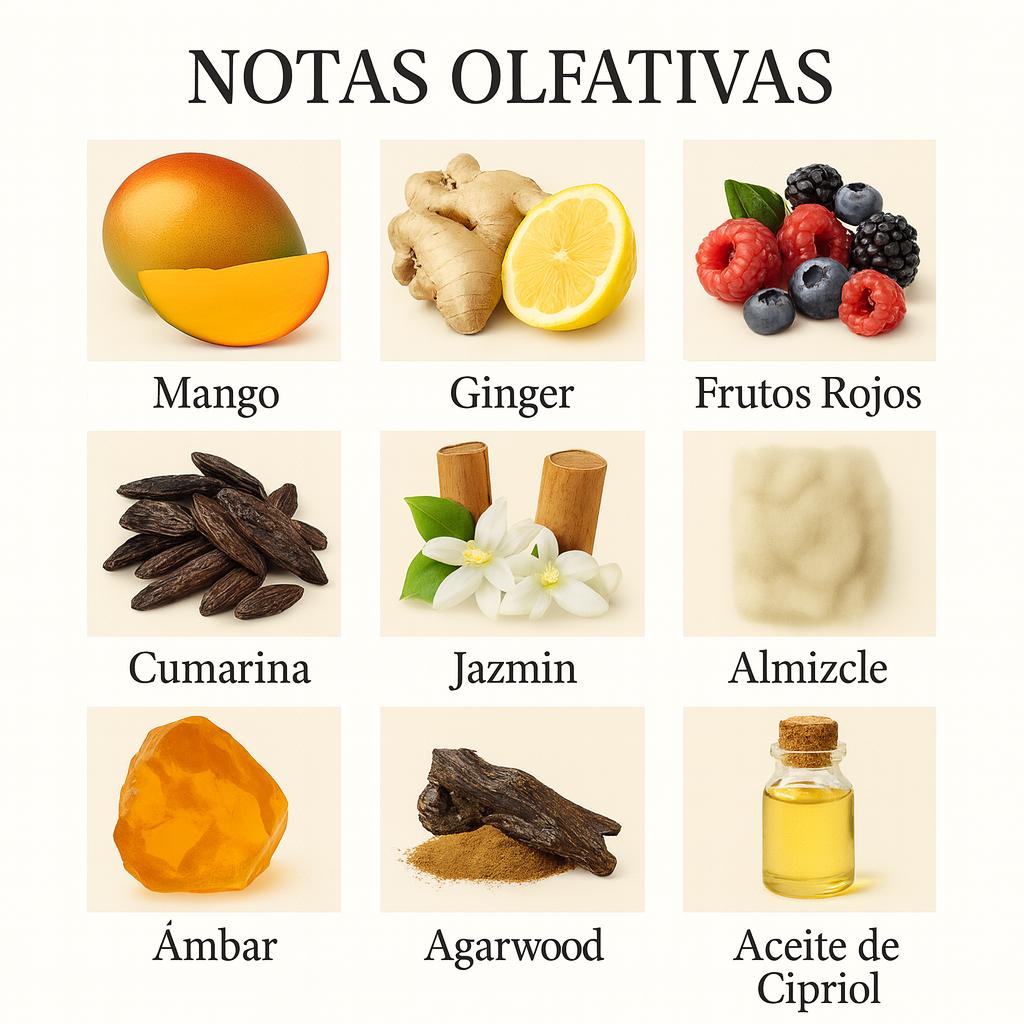 Vulcan Feu Eau de Parfum - Fragancia Unisex Intensa y Sofisticada con Notas de Mango y Jazmín para Ocasiones Especiales