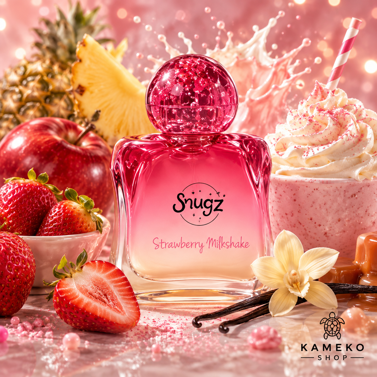 Strawberry milkshake  Snugz- Perfume floral, frutal y gourmand