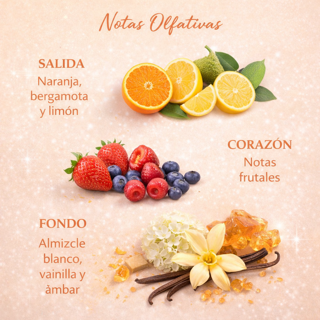 Fragancia para el Hogar y Textiles Erba – Aroma Fresco y Cítrico con Frutas, Vainilla y Almizcle Blanco – 250 ml