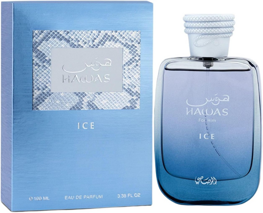 Rasasi Hawas Ice For Men – Perfume Árabe Eau de Parfum 100 ml