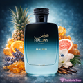 Perfume Árabe Hawas Malibu Rasasi 100 ml – Fragancia Aromática Cítrica con Piña, Ámbar y Almizcle – Unisex
