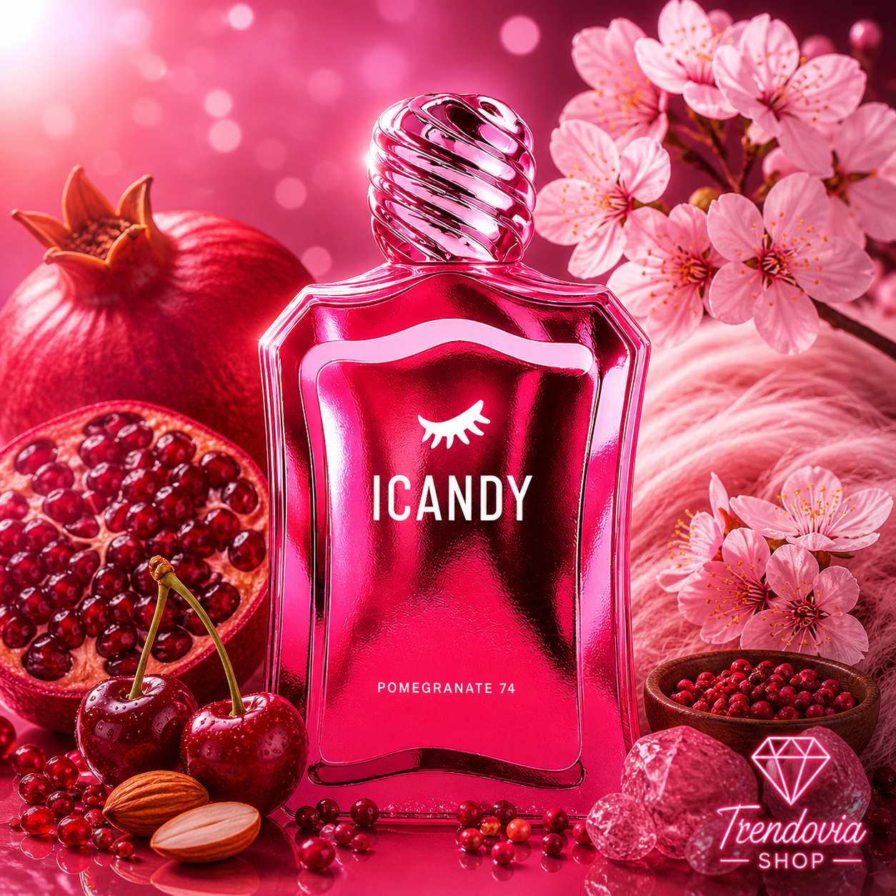 🍒✨ Icandy Pomegranate 74 – Fragancia Femenina 100 ml