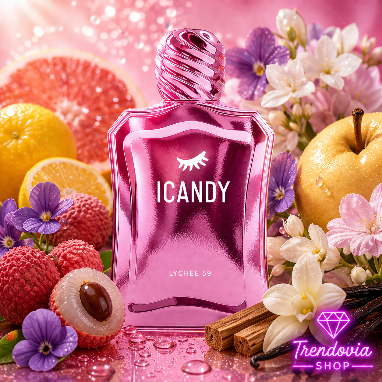🍒✨ Icandy Lychee 59 – Fragancia Femenina 100 ml