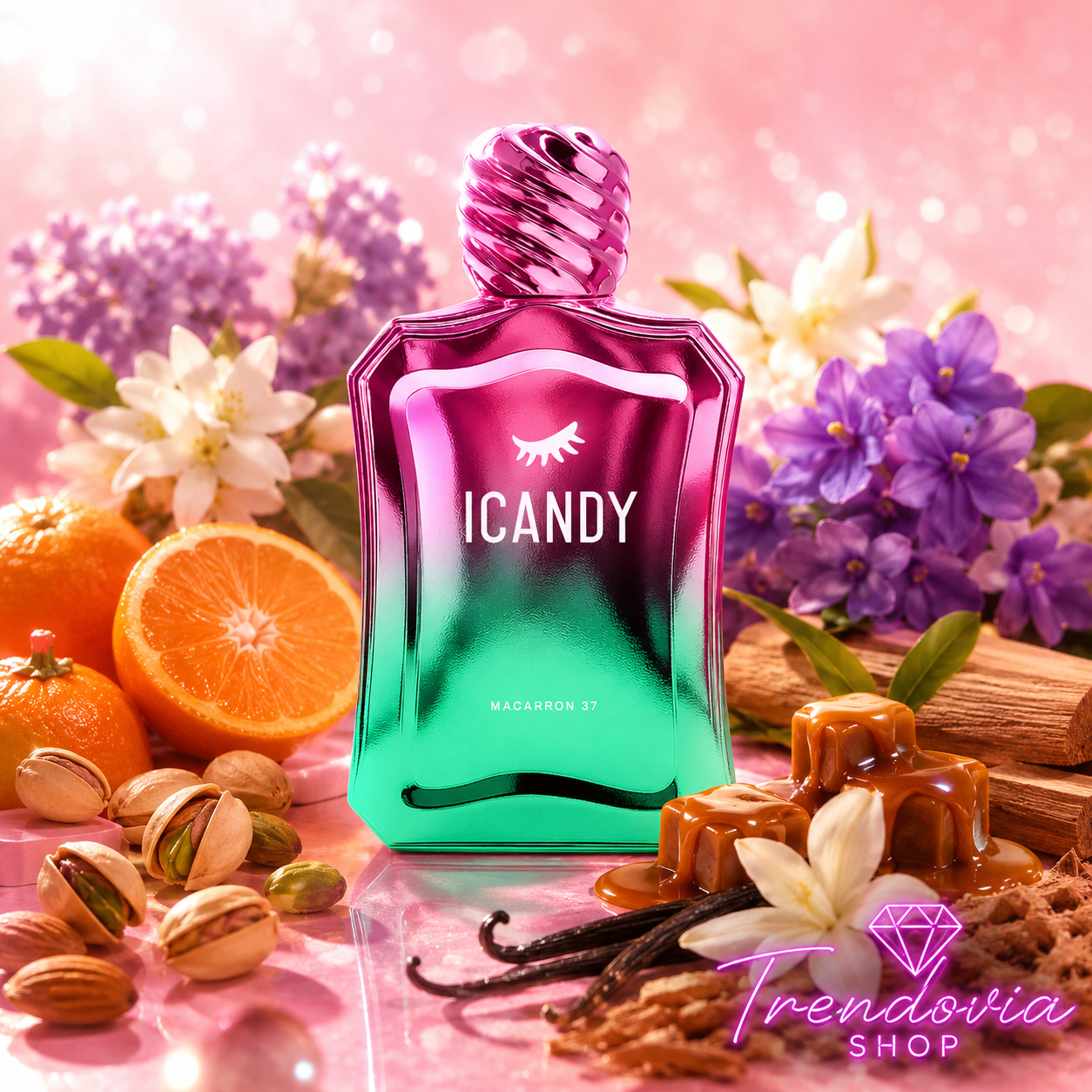 🌰🍬 Icandy Macarron Pistachio 37 – Fragancia Femenino 100 ml