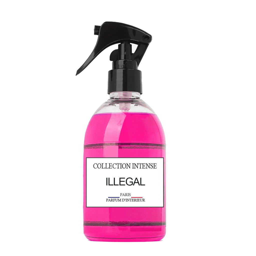 Fragancia para el Hogar y Textiles Illegal – Aroma Floral y Amaderado con Azahar, Nardo y Pachulí – 250 ml