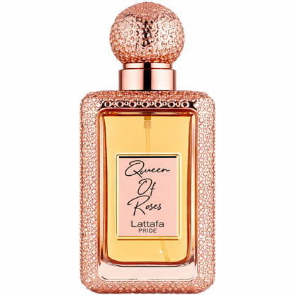 Perfume Árabe Queen of Roses Lattafa Pride – Eau de Parfum Floral y Sensual con Rosa, Vainilla y Ámbar