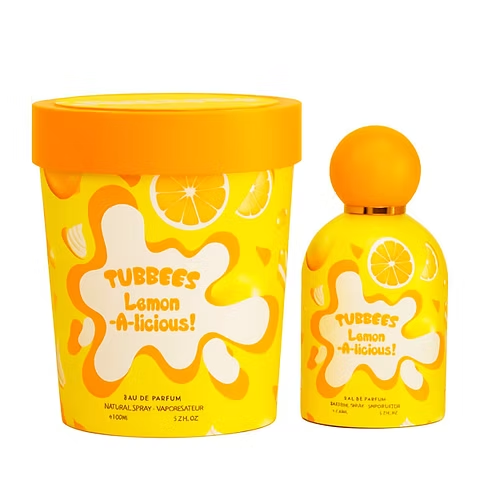 Tubbees Lemon Alicious – Perfume Árabe Unisex Cítrico y Dulce | Eau de Parfum 50 ml
