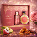 Lychee Musk perfume árabe unisex 100 ml + loción corporal 300 ml | Lichi y Vainilla Dulce