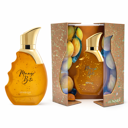 Perfume Árabe Mango Bite Shaikh Mohd Saeed – Eau De Parfum Unisex 100 ml – Fragancia Exótica Mango, Cuero, Azafrán y Maderas Intensivas