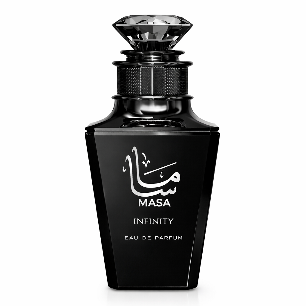 Perfume Árabe Masa Infinity Amaran – Eau de Parfum Dulce y Floral con Frutos Rojos y Rosa Damascena