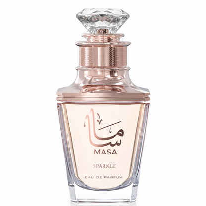 Perfume Árabe Amaran Masa Sparkle – Eau de Parfum 100 ml | Dulce, Acuático y Afrutado con Frutas, Notas Marinas y Praliné
