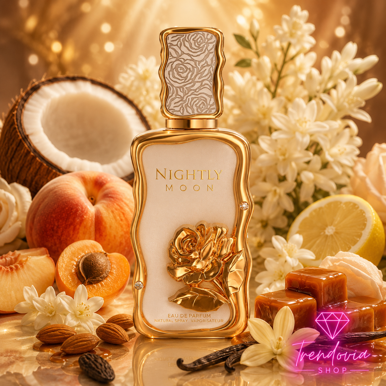 🌙🥥 Nightly Moon – Le Bonheur Perfumes | Perfume Femenino 100 ml
