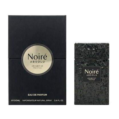 Perfume Árabe Noiré Absolu Arabiyat Prestige – Eau de Parfum Intenso Amaderado y Cuero – 100 ml