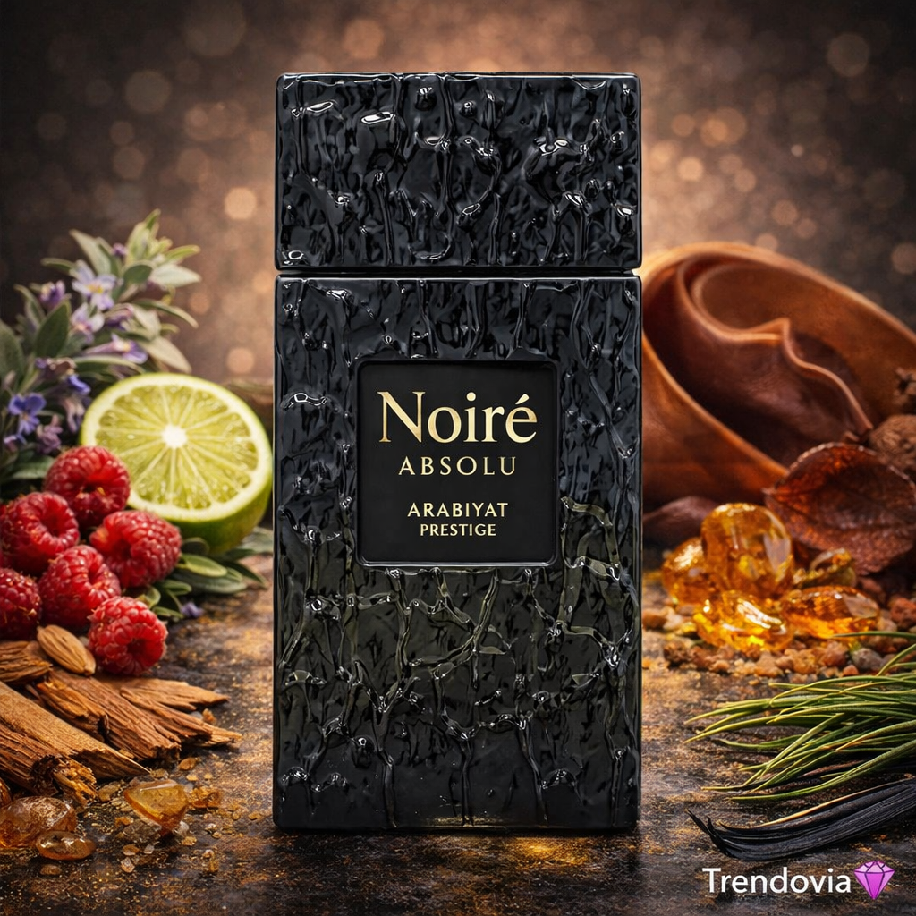 Perfume Árabe Noiré Absolu Arabiyat Prestige – Eau de Parfum Intenso Amaderado y Cuero – 100 ml