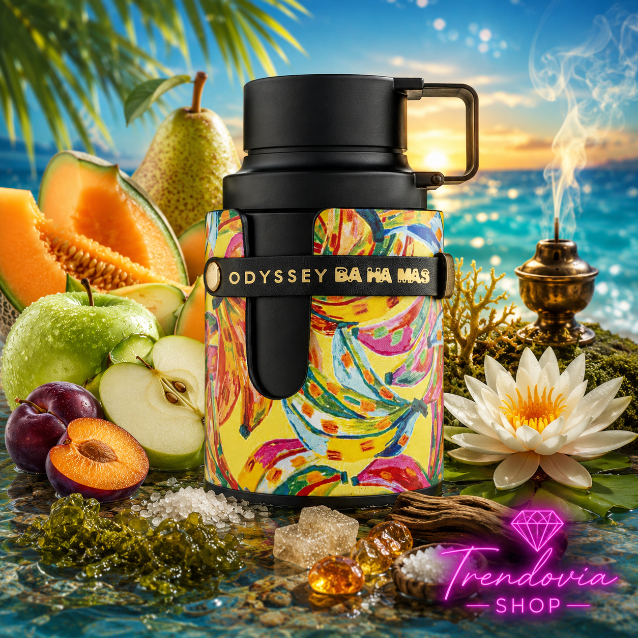 🌊🍈 Odyssey Ba Ha Mas – Perfume Árabe Unisex 100 ml
