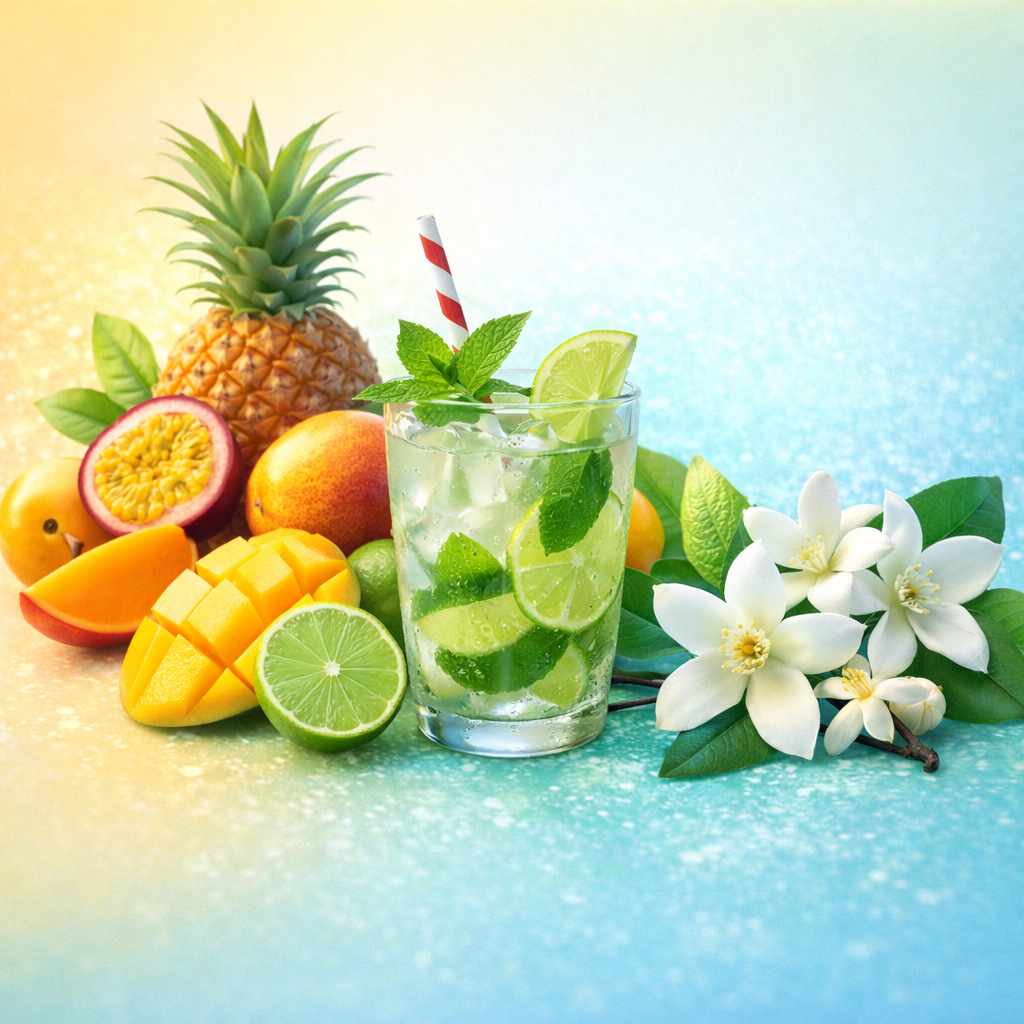 Tubbees Passion Fruit Mojito – Perfume Árabe Unisex Fresco, Tropical y Refrescante
